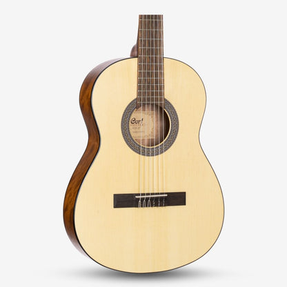 Cort AC70 36 inch Classical Guitar with Gig Bag - Open Pore Natural (AC 70/AC-70)