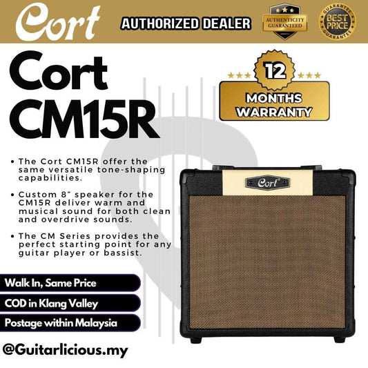 Cort CM15R 15-Watt Electric Guitar Amplifier - ( CM15R / CM 15R )