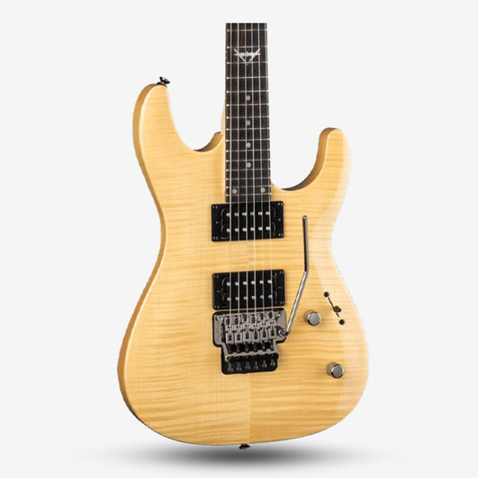 Dean Custom 350 Flame Maple Top, Floyd Rose Electric Guitar- Gloss Natural ( Custom-350-GNT / CUS-350 / Custom350 )