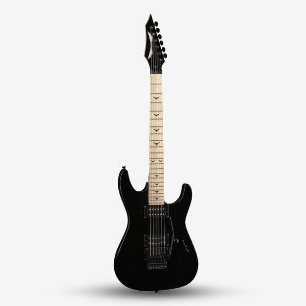 Dean Custom Zone II Maple FB Floyd Rose, Electric Guitar - Classic Black - Website Clearance