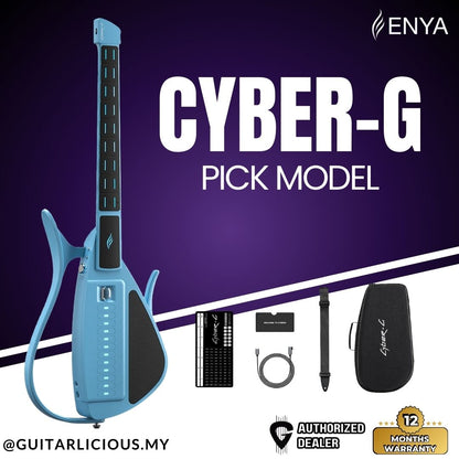 ENYA Cyber-G (Pick Model) Stringless Smart Electric Guitar - Blue