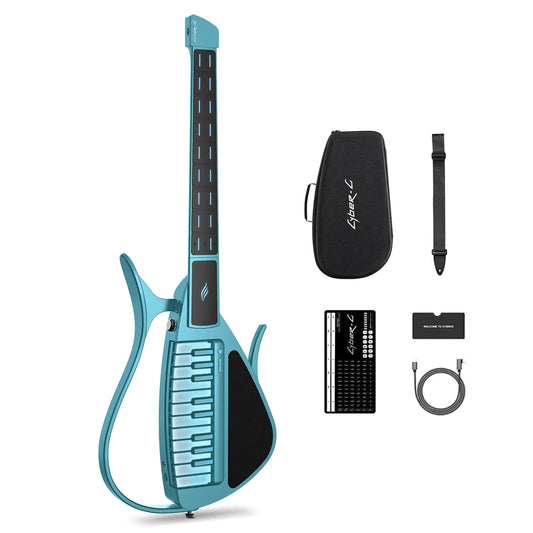 ENYA Cyber-G (Keyboard Model) Stringless Smart Electric Guitar - Blue