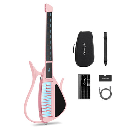 ENYA Cyber-G (Keyboard Model) Stringless Smart Electric Guitar - Pink