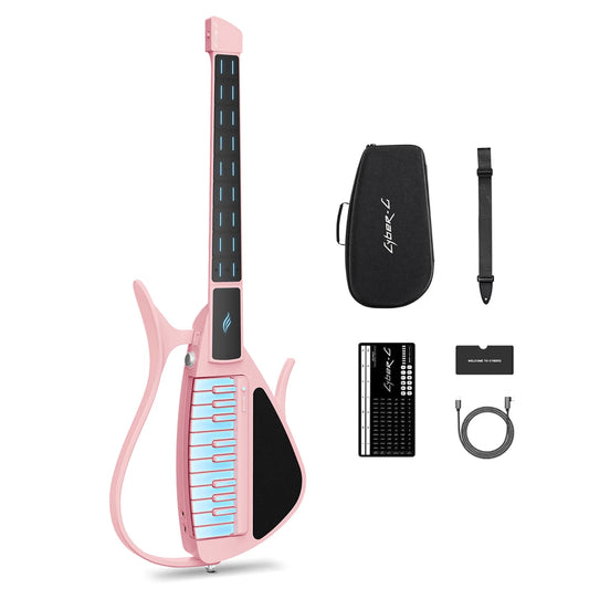 ENYA Cyber-G (Keyboard Model) Stringless Smart Electric Guitar - Pink