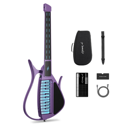 ENYA Cyber-G (Keyboard Model) Stringless Smart Electric Guitar - Purple
