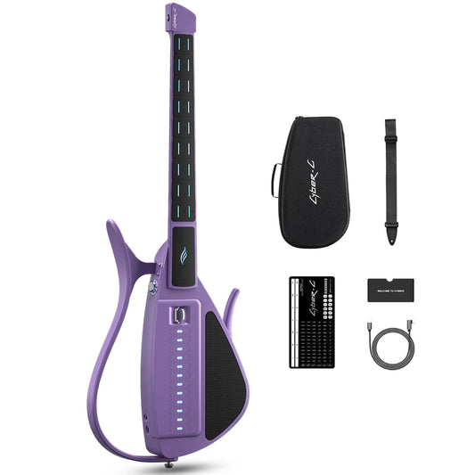 ENYA Cyber-G (Pick Model) Stringless Smart Electric Guitar - Purple