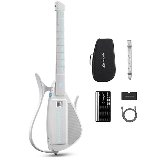 ENYA Cyber-G (Pick Model) Stringless Smart Electric Guitar - White