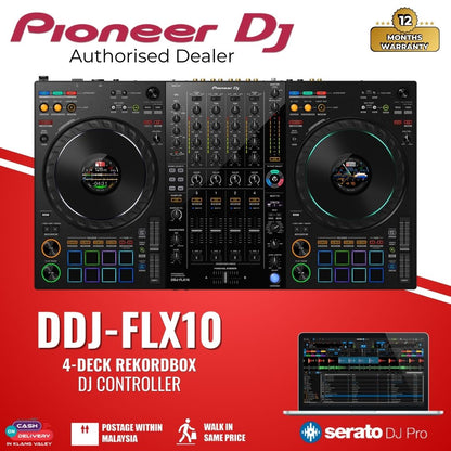 Pioneer DJ DDJ-FLX10 4-deck Rekordbox DJ Controller