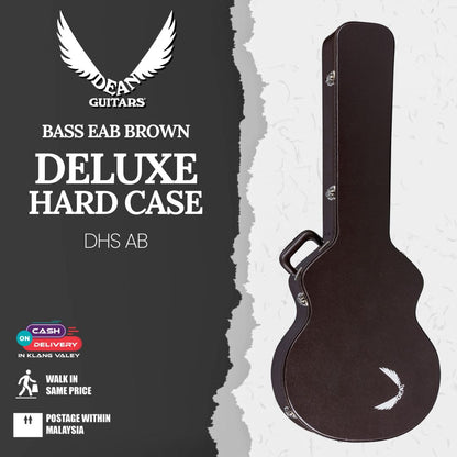 Dean Deluxe Hard Case Bass EAB Brown