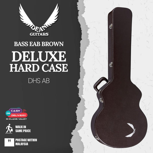 Dean Deluxe Hard Case Bass EAB Brown