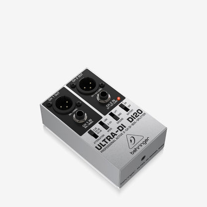 Di20 Behringer Ultra-DI DI20 2-channel Active Direct Box / Splitter DI Box ...