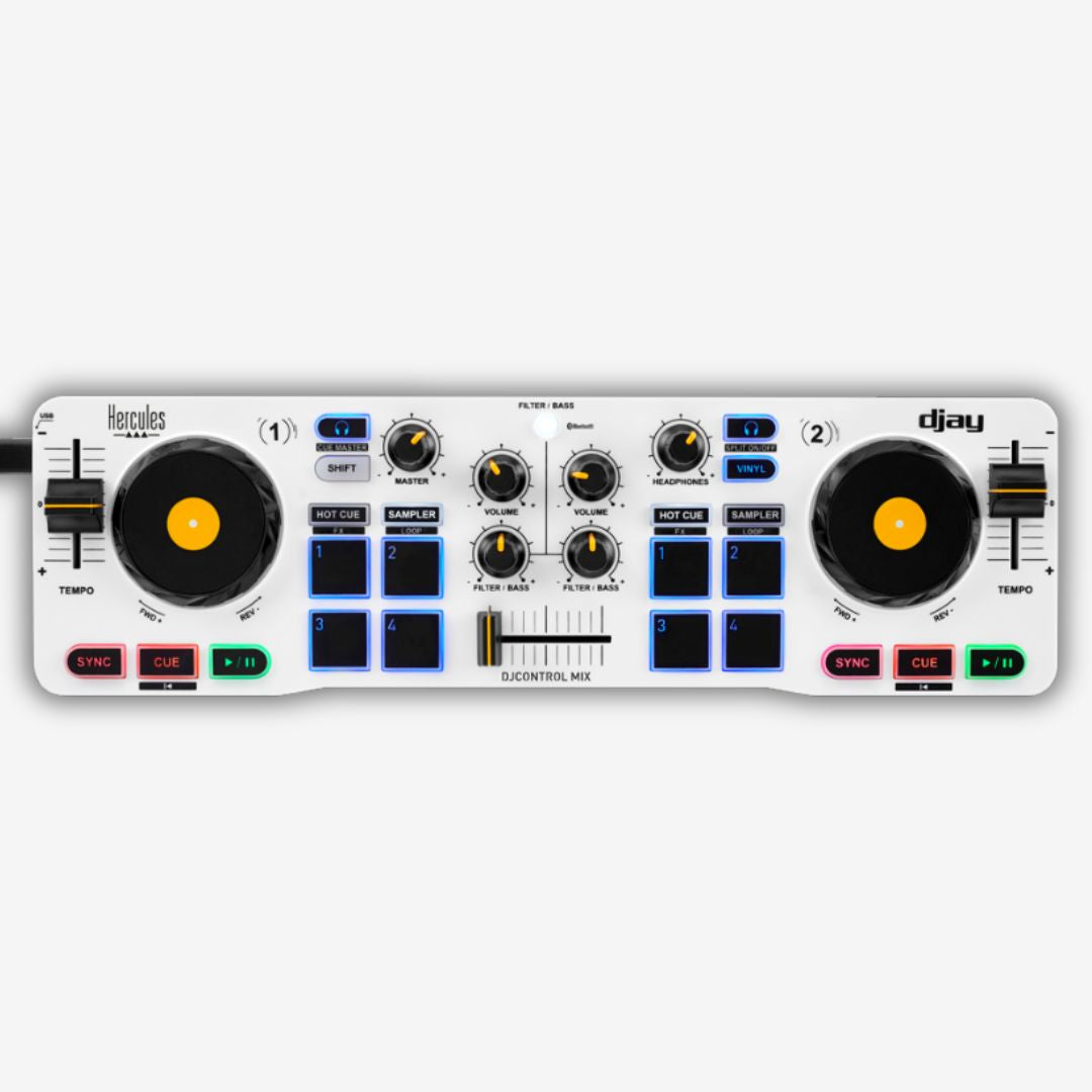 Hercules DJ DJControl Mix 2-channel DJ Controller for iOS and