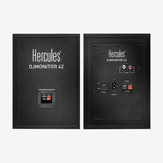 Hercules DJMonitor 42 - 2 x 20 watts RMS Active Monitoring Studio Speakers ( DJ Speakers / DJMonitor 42 )