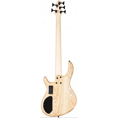 Cort Action DLX V AS 5-String Bass Guitar with Bag - Open Pore Natural