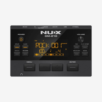 NUX DM-210 All Mesh Head Digital Electronic Drum Basic Package (DM210 DM 210)