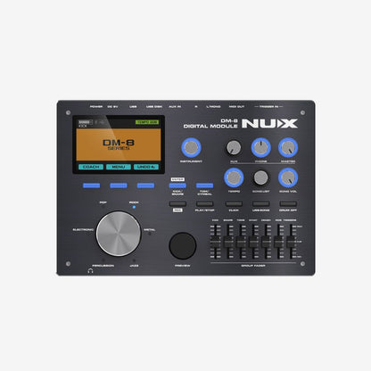 NUX DM-8 5-Piece Professional Digital Electronic Drum Set with Mesh Head ( DM8 / DM 8 / Set with Drum Amplifier )