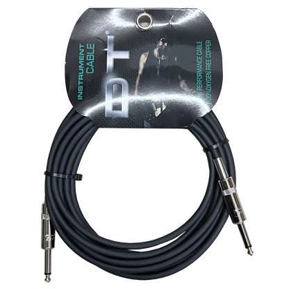 DT Audio DML220 Series Guitar Cable (10ft / 3m & 20ft / 6m | DML220-3B / DML220-6B)