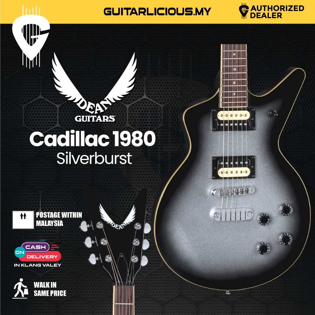 Dean Cadillac 1980 Silverburst Electric Guitar