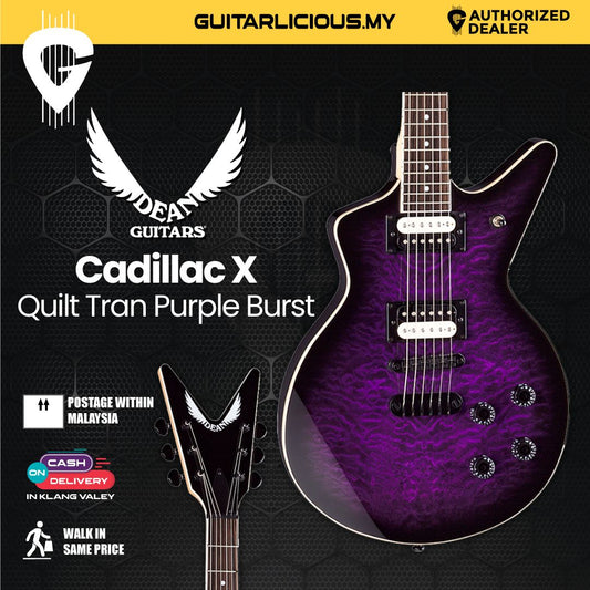 Dean Cadillac X Quilt Maple Tran Purple Burst