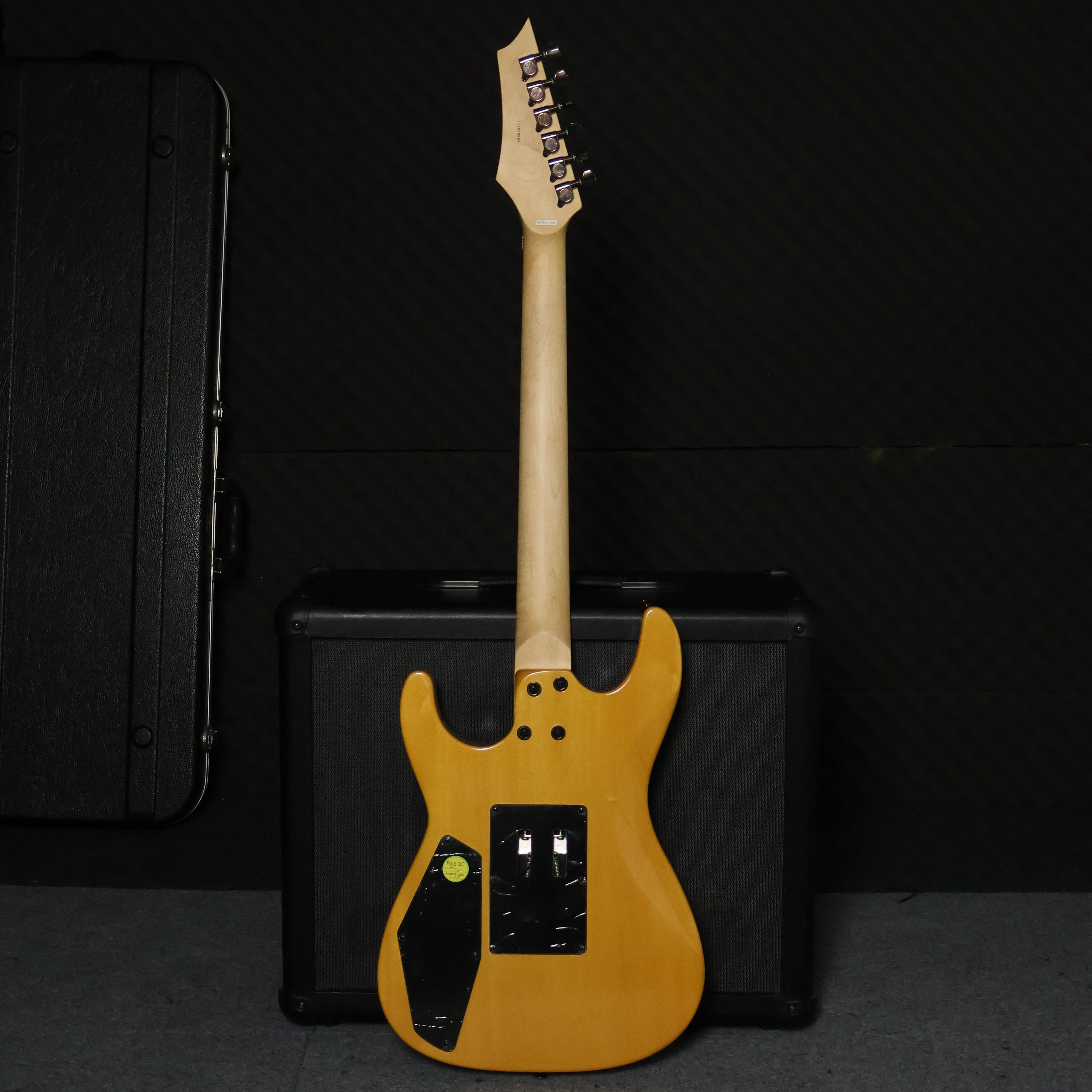 Dean Custom 350 Flame Maple Top, Electric Guitar- Gloss Natural