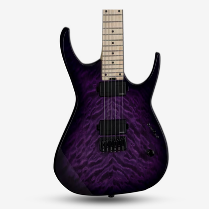 Dean Exile Jon Donais Trans Purpleburst Electric Guitar (3)