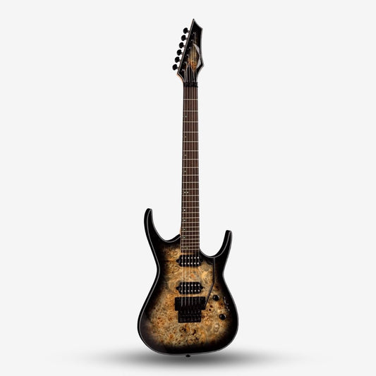 Dean Exile Select Floyd Fluence Electric Guitar Natural Black Burst (2)