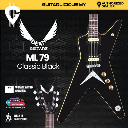 Dean ML 79 Electric Guitar Classic Black
