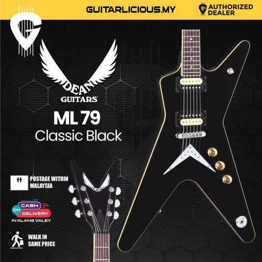 Dean ML 79 Electric Guitar Classic Black