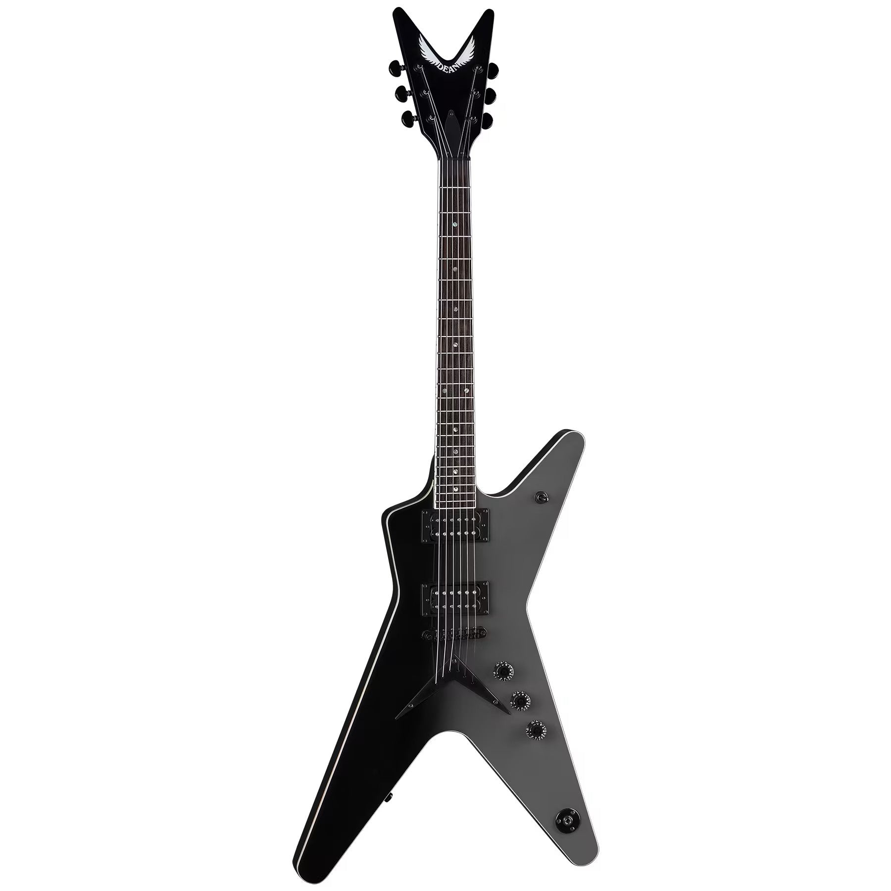 Dean ML 79  Electric Guitar Grey Black Fade (2)