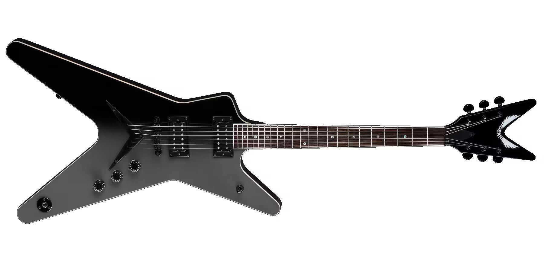 Dean ML 79  Electric Guitar Grey Black Fade (3)