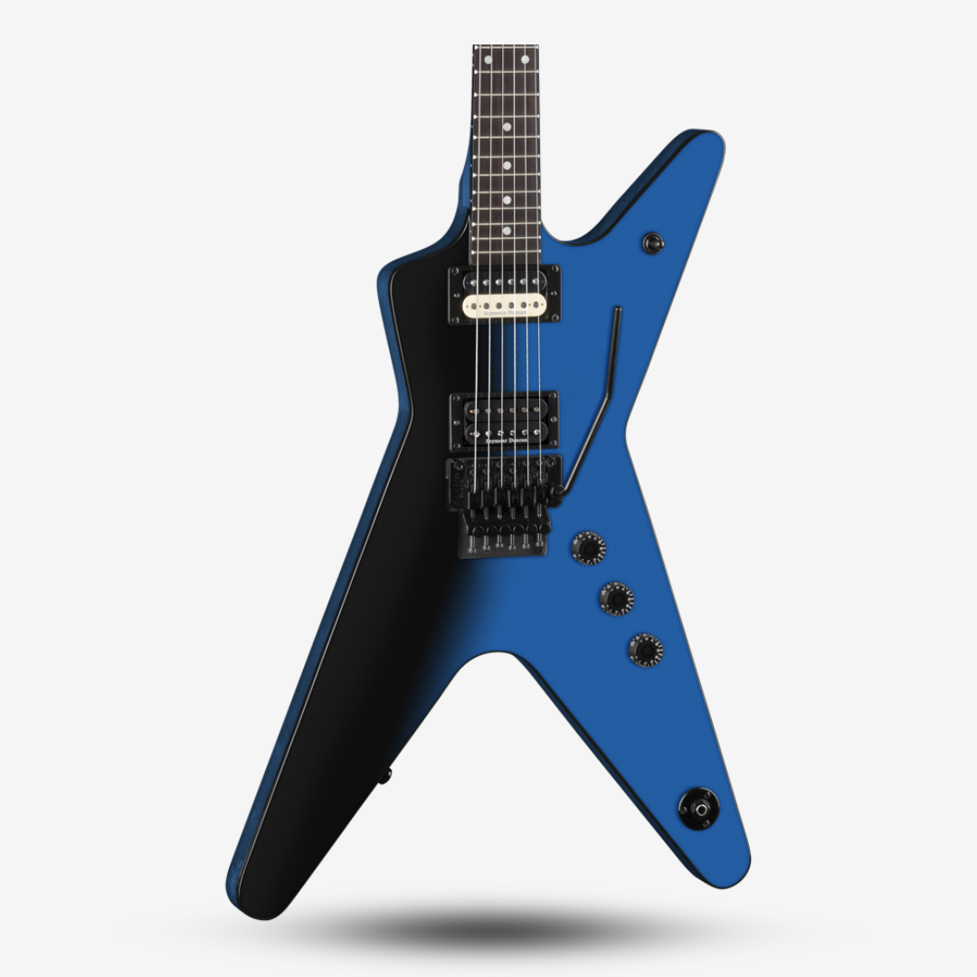 Dean ML 79 Floyd Duncans Electric Guitar Black Blue Fade (3)