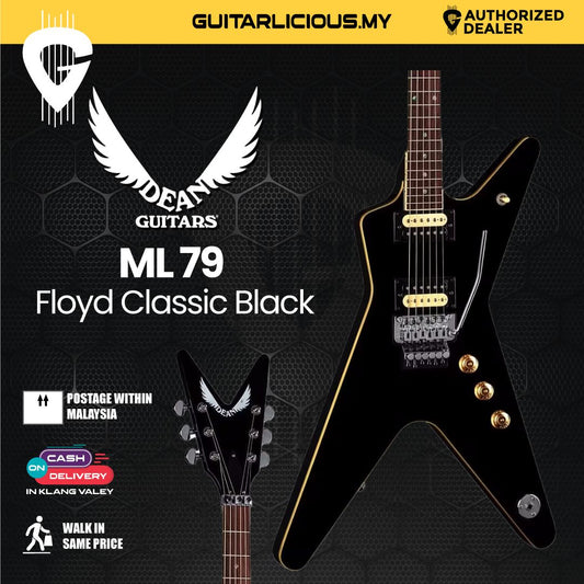 Dean ML 79 Floyd Electric Guitar Classic Black
