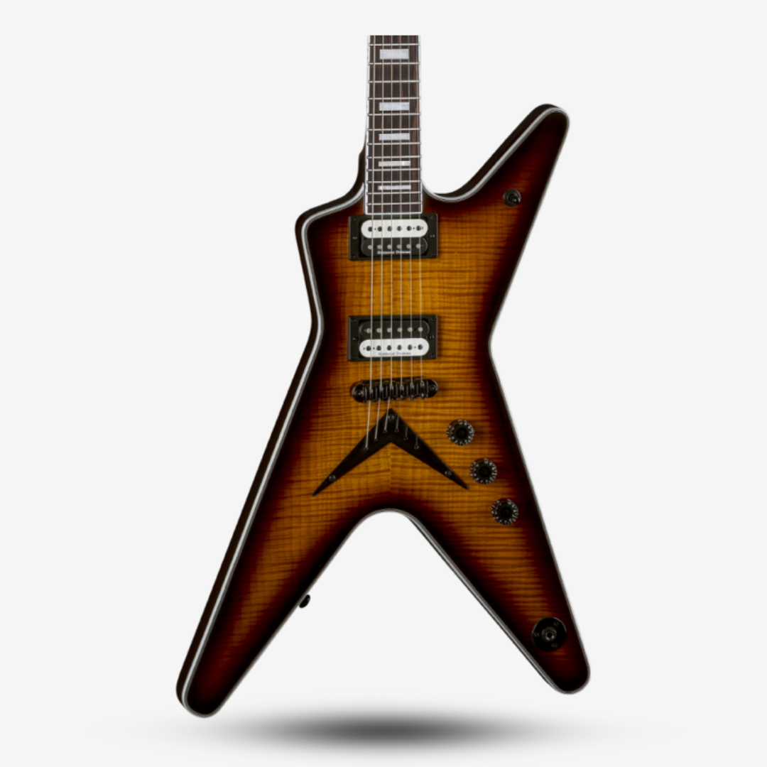 Dean ML Select Flame Top Electric Guitar Trans Brazilia (3)