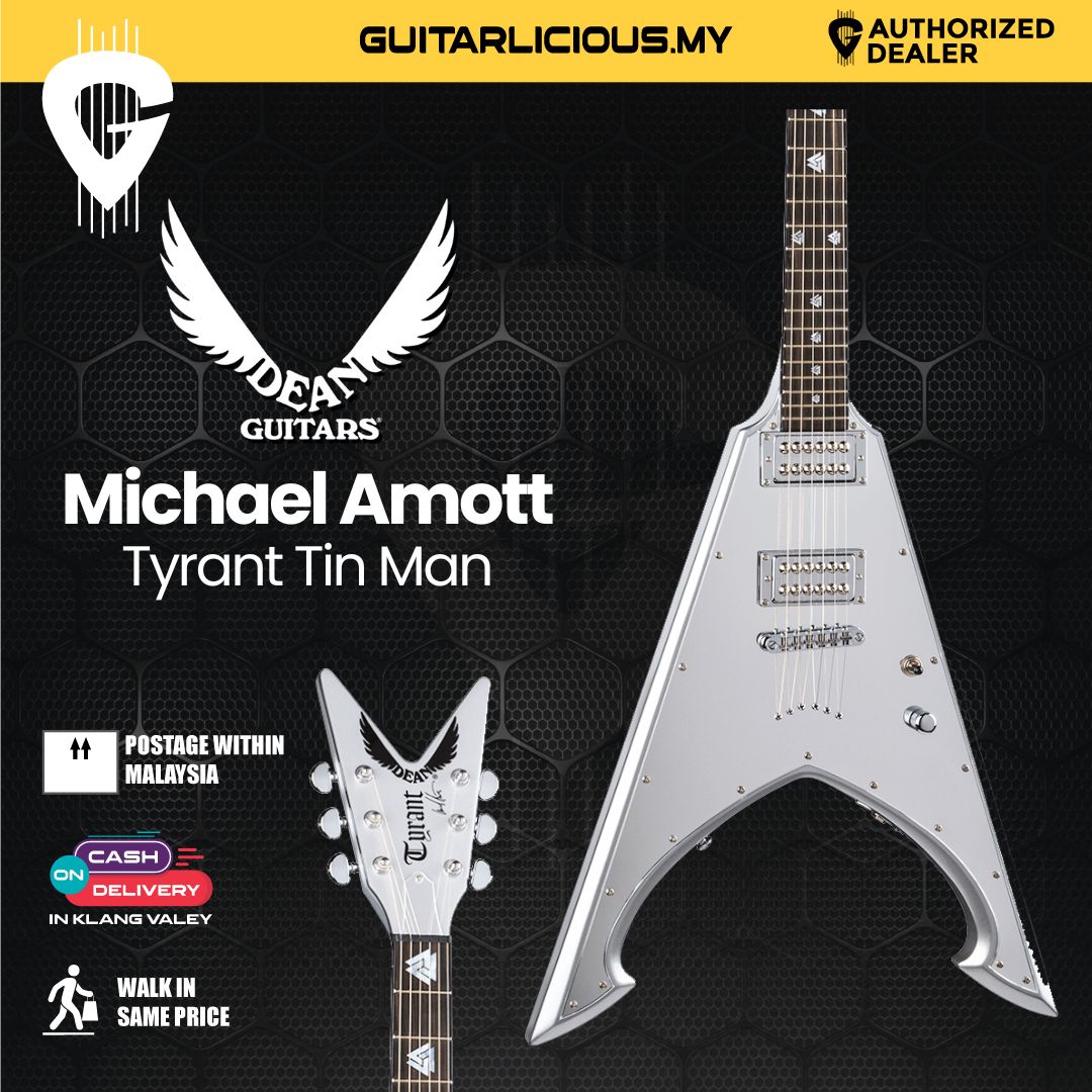 Dean Michael Amott Tyrant Tin Man Electric Guitar