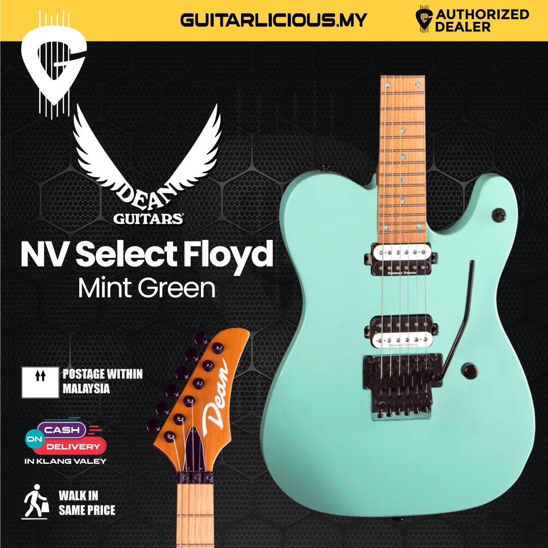Dean NashVegas NV Select Floyd Roasted Maple Electric Guitar Mint Green