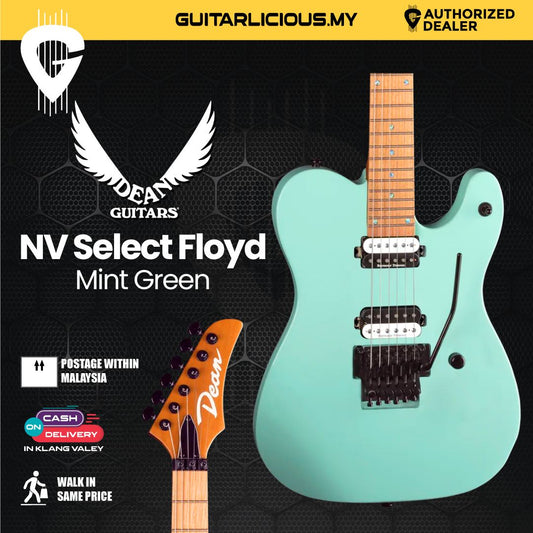 Dean NashVegas NV Select Floyd Roasted Maple Electric Guitar Mint Green