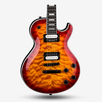 Dean Thoroughbred Select Quilt Top Tiger Eye Cherry Sunburst (TCS) (3)