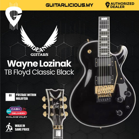 Dean Thoroughbred Wayne Lozinak Floyd Classic Black Electric Guitar