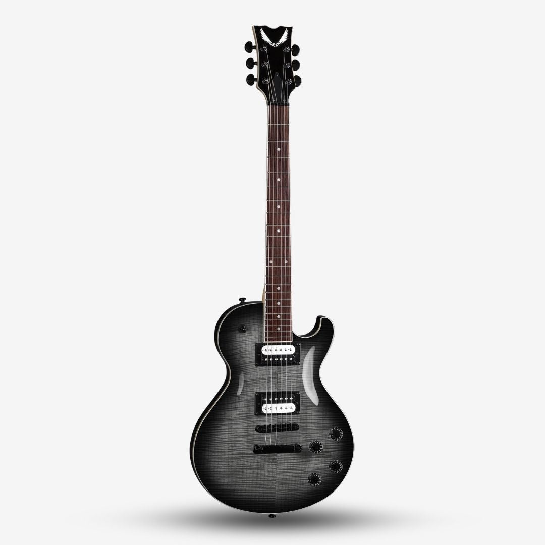 Dean Thoroughbred X Flame Maple Electric Guitar Charcoal Burst (2)