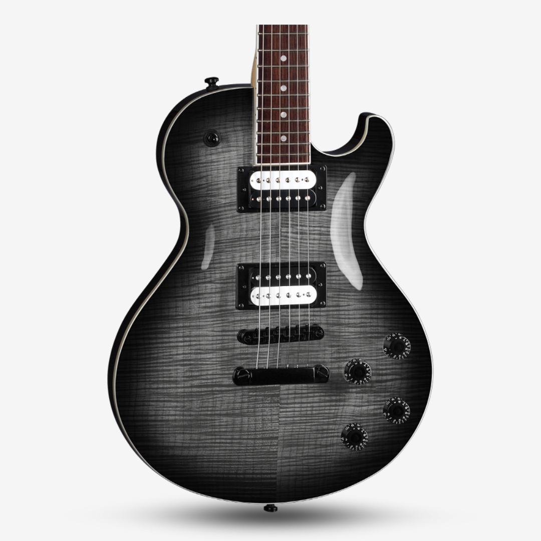 Dean Thoroughbred X Flame Maple Electric Guitar Charcoal Burst (3)