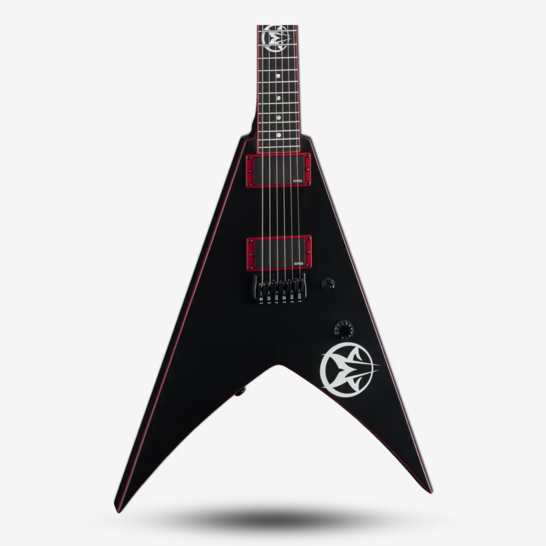 Dean Vengeance Greg Tribbett Black Satin Electric Guitar (3)