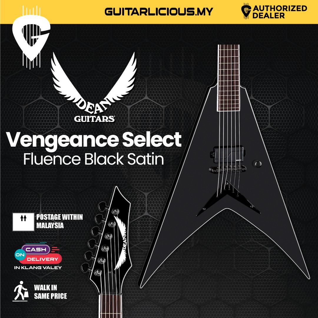 Dean Vengeance Select Fluence – Black Satin