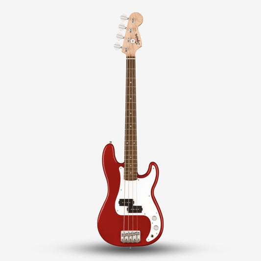 Squier Debut Series Precision Bass Guitar, Laurel FB - Dakota Red