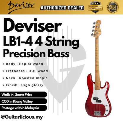 Deviser LB1-4 4 String Precision Bass - ( LB1-4 , LB1 4 )