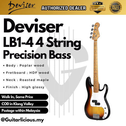 Deviser LB1-4 4 String Precision Bass - ( LB1-4 , LB1 4 )