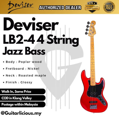 Deviser LB2-4 4 String Jazz Bass - ( LB2 , LB2 -4, )
