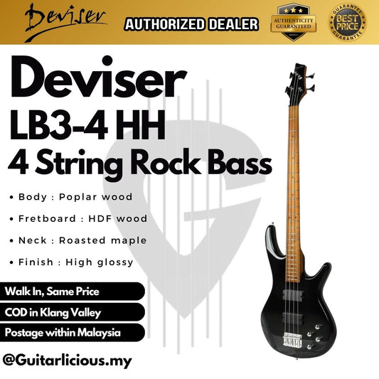 Deviser LB3-4 HH 4 String Rock Bass - (LB3-4 , LB3)