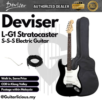 Deviser L-G1 Stratocaster S-S-S Electric Guitar