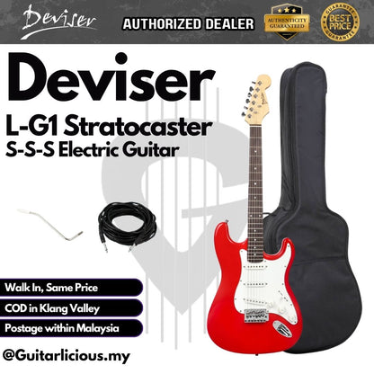 Deviser L-G1 Stratocaster S-S-S Electric Guitar