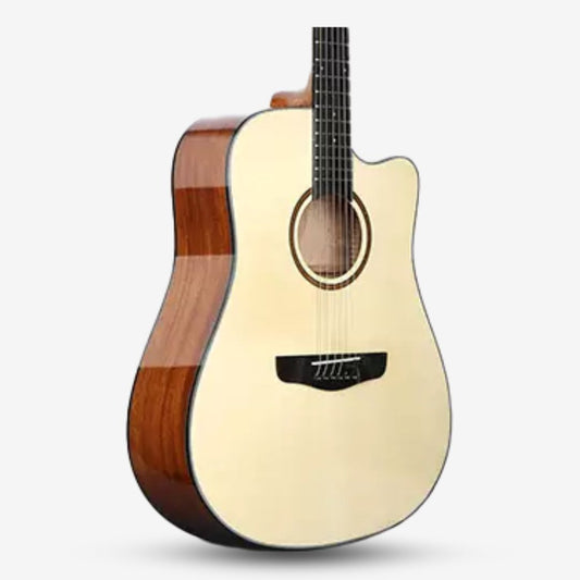 Deviser 41 inch Acoustic Guitar with Armrest - All Natural ( L-820A / L820A / L 820 )